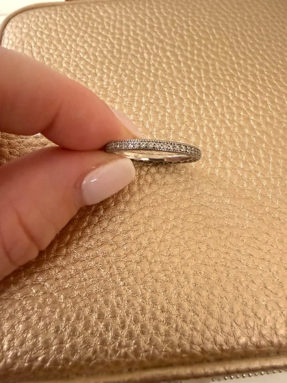 PANDORA Sparkle & Hearts Ring Size 7